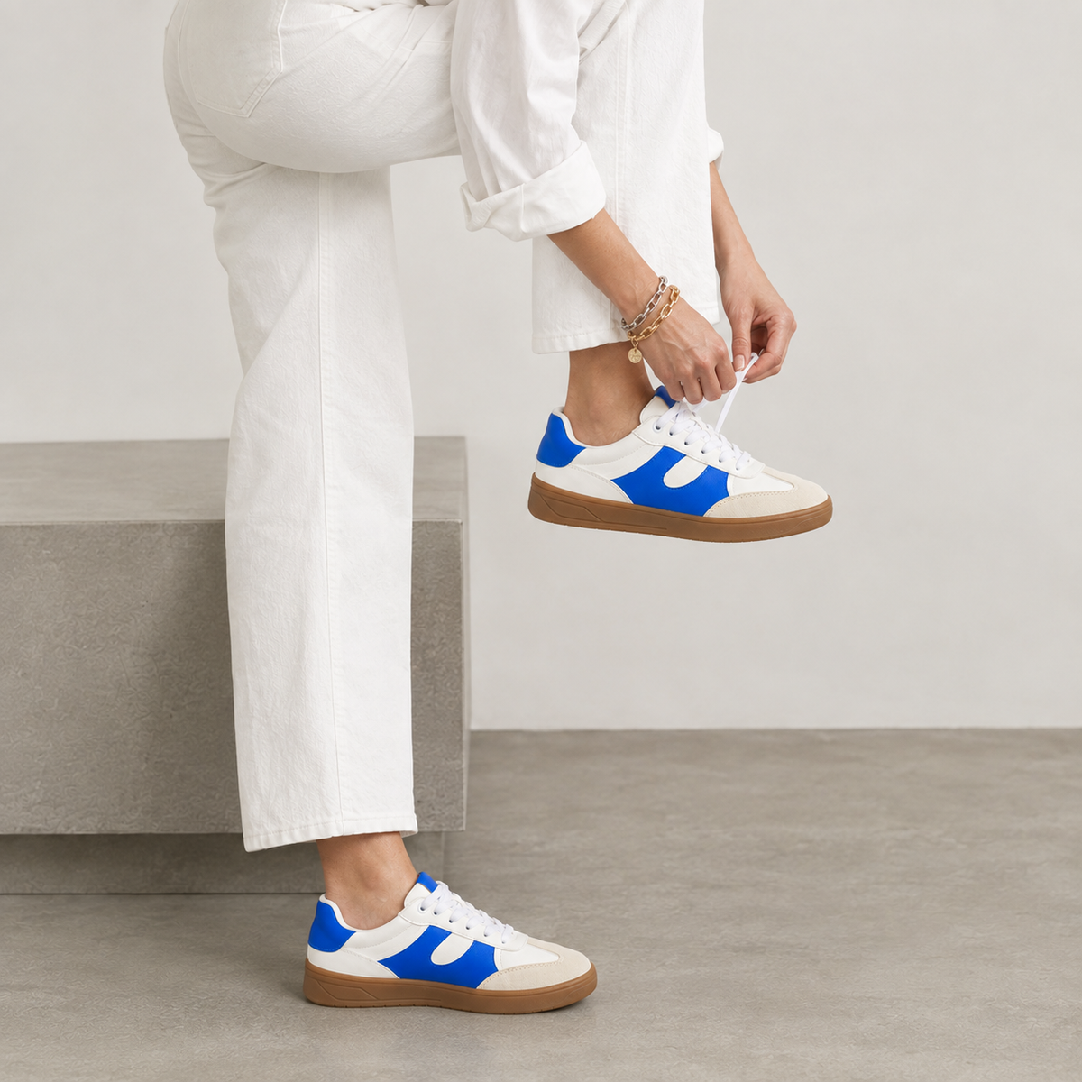 FLORIDA Blanco/ Azul Electrico