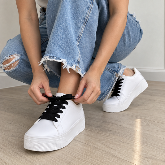 CALIFORNIA SNEAKER Blanco con Negro