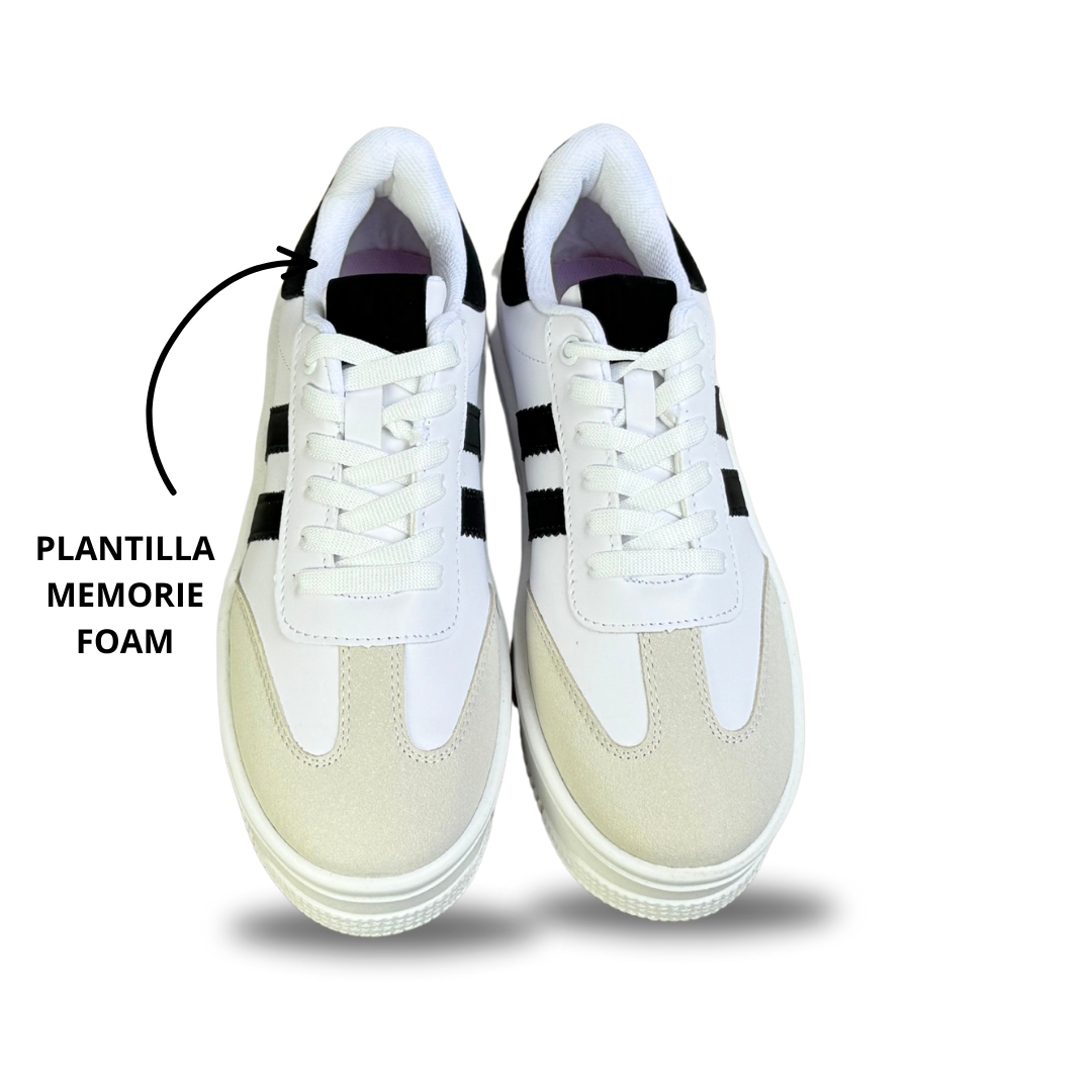 UTAH Blanco/ Negro (Suela Golden)