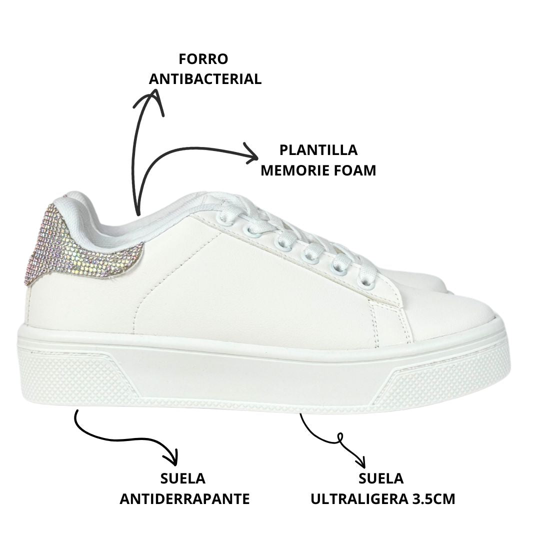 ALAZKA Shine Blanco Tornasol