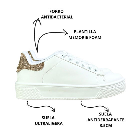 ALAZKA Shine Blanco Oro Rosado