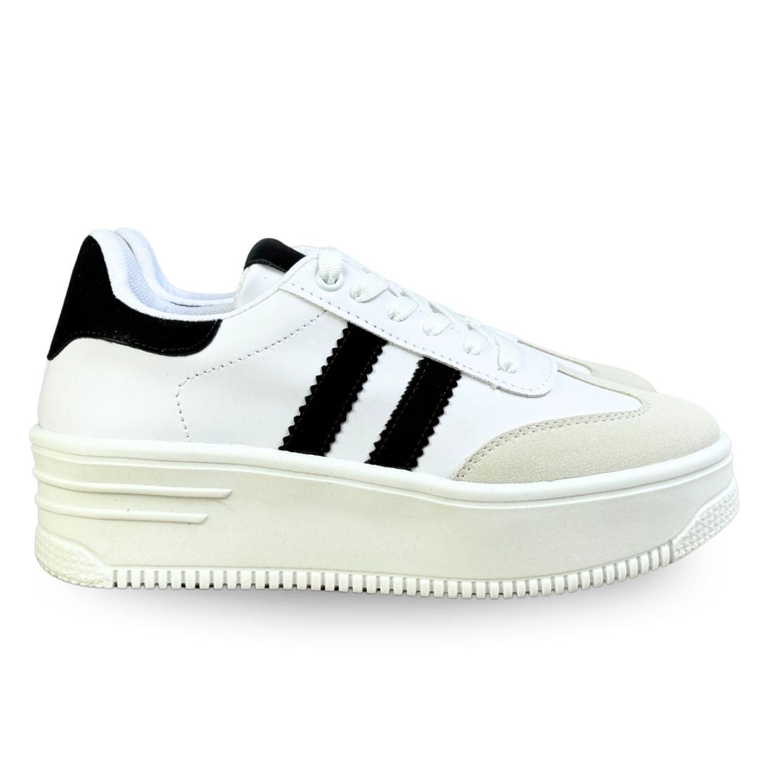 UTAH Blanco/ Negro (Suela Golden)