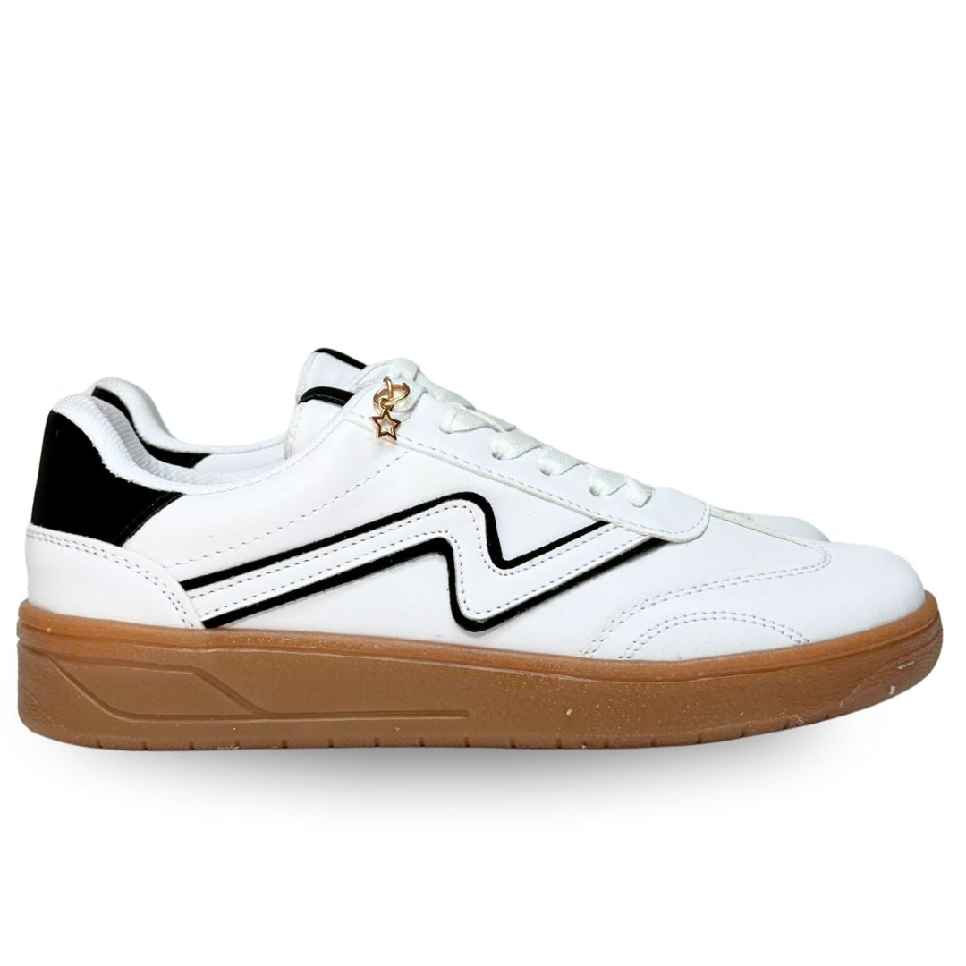 MALAGA Blanco Con Negro