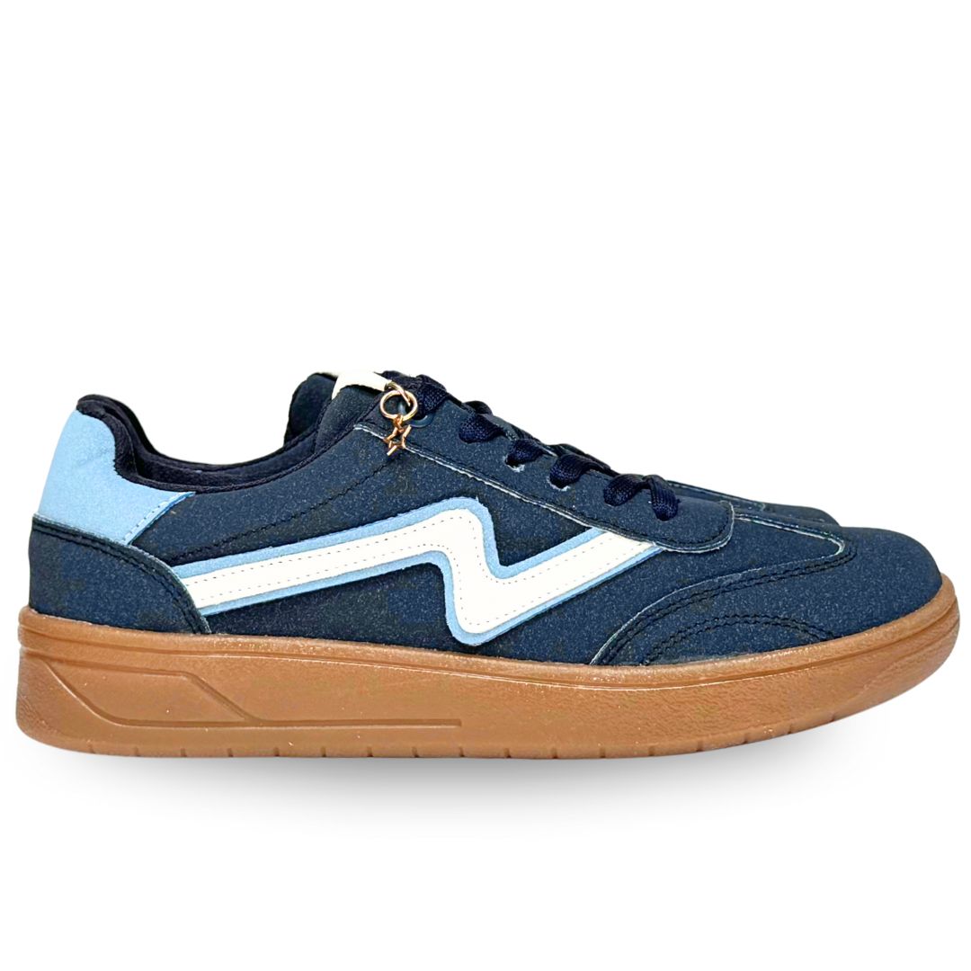 MALAGA Marino Celeste con Blanco