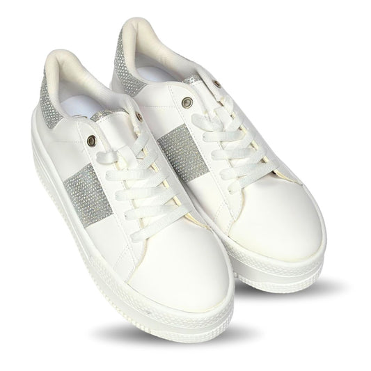 ARIZONA Blanco Brillos Plata