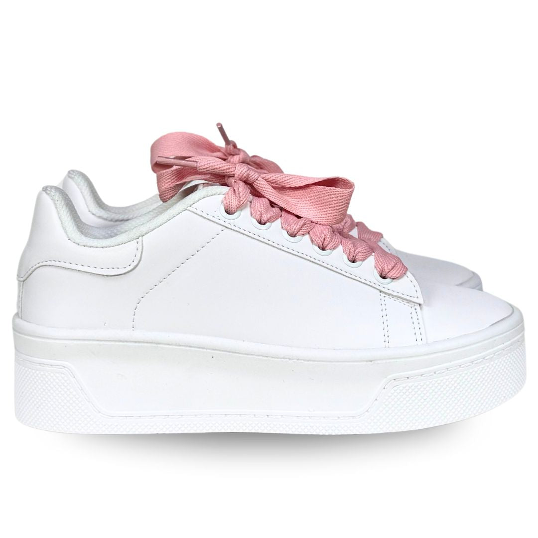 CALIFORNIA SNEAKER Blanco Rosa Pink