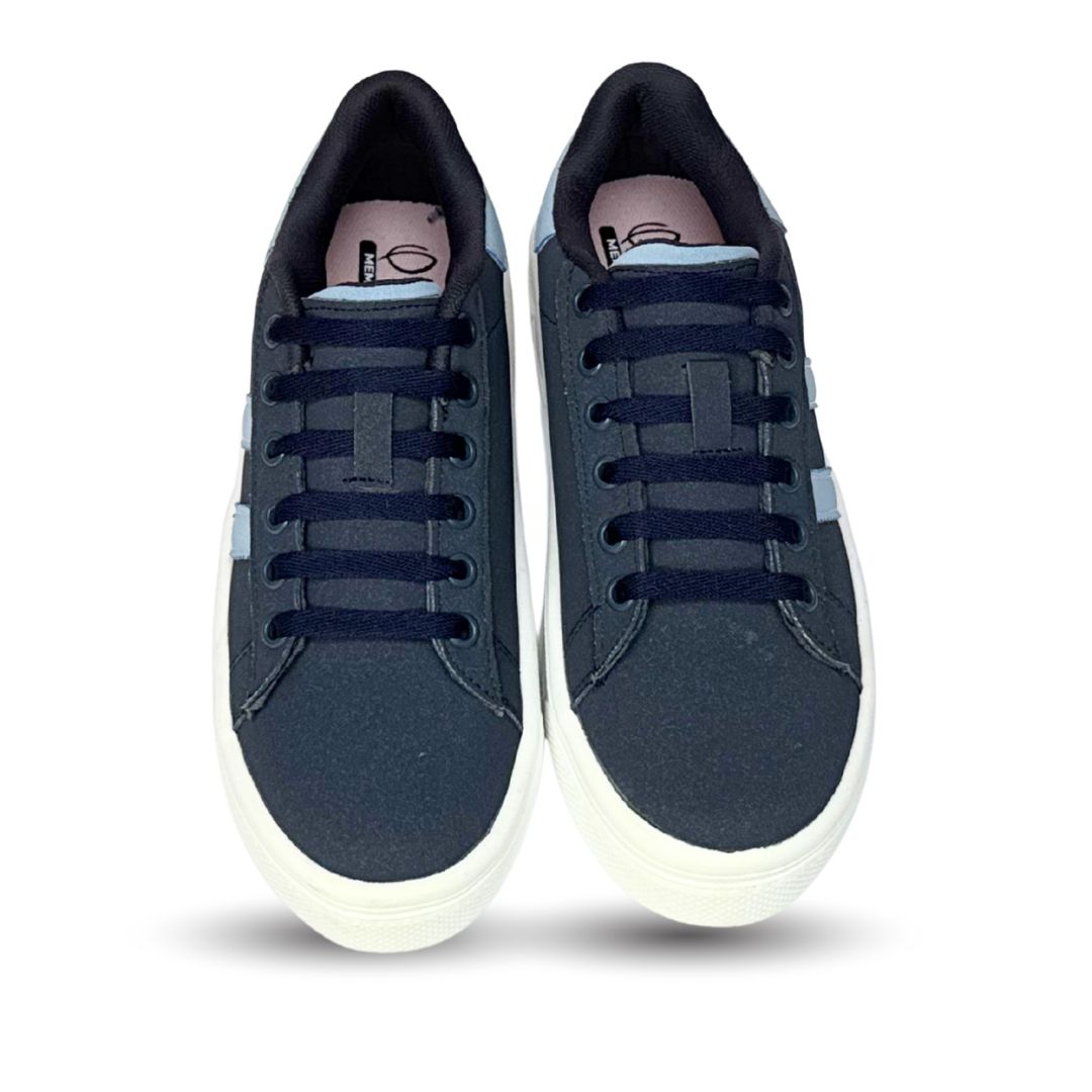 ALAZKA STRIPES Marino con Celeste