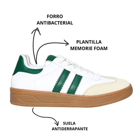 UTAH Blanco con Verde Bosque