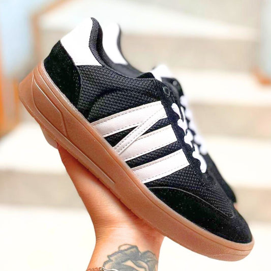 MONTANA Negro Malla Dakar con Blanco