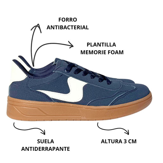 BUDAPEST Samba Marino con Blanco