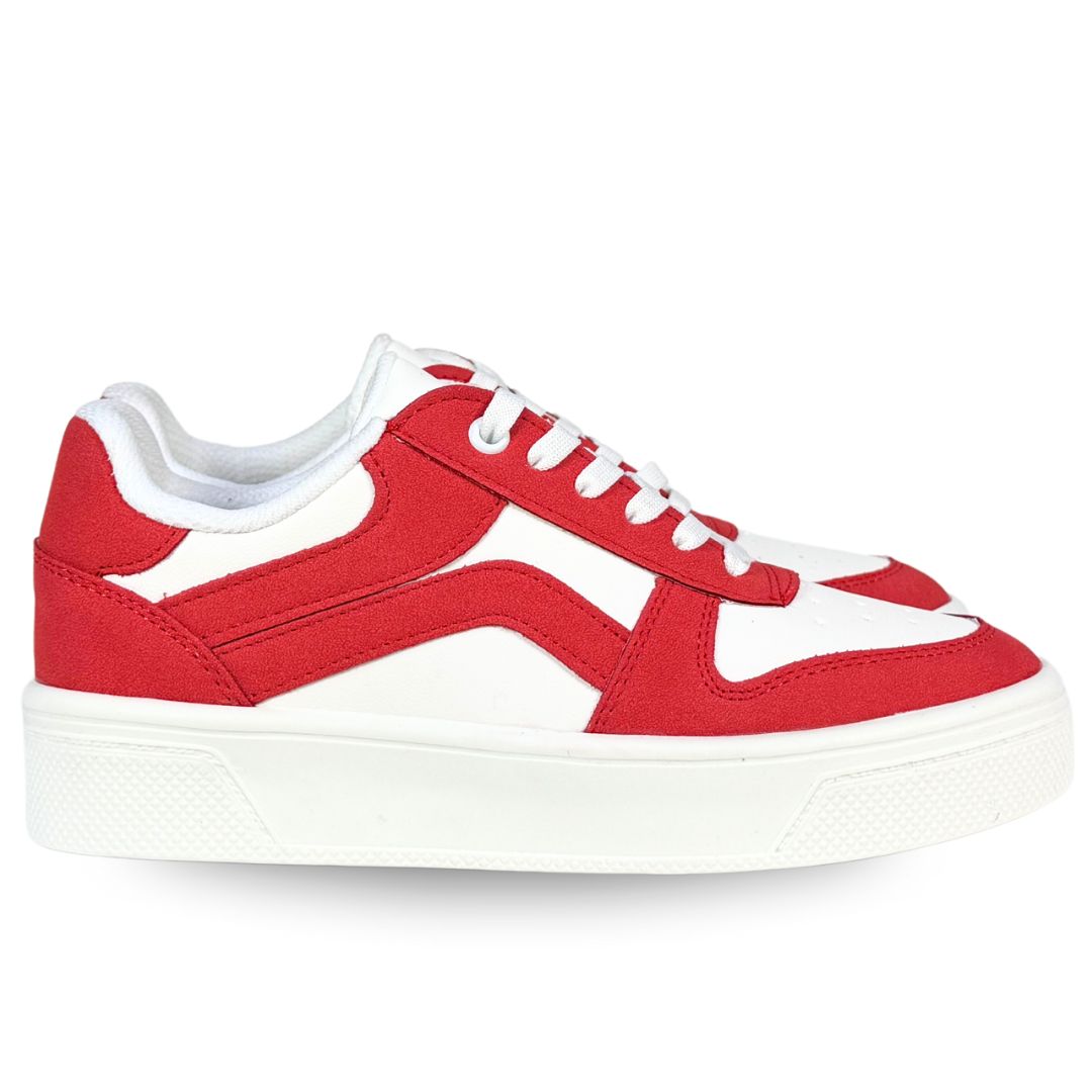 OREGON Blanco con Hunting Rojo Ferrari