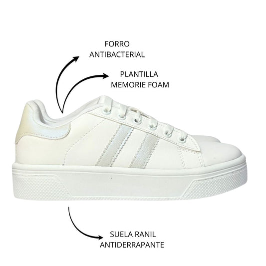 ALAZKA STRIPES Blanco Ivory