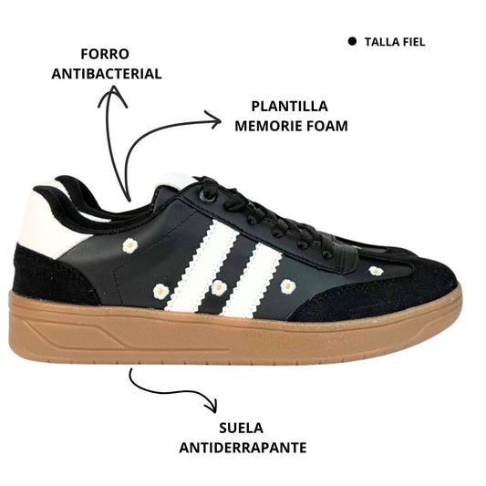 UTAH Margaritas Negro con Blanco