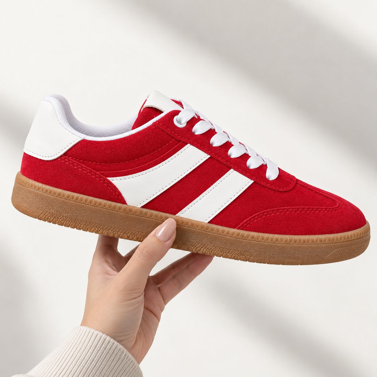KANSAS Rojo con Blanco suela samba