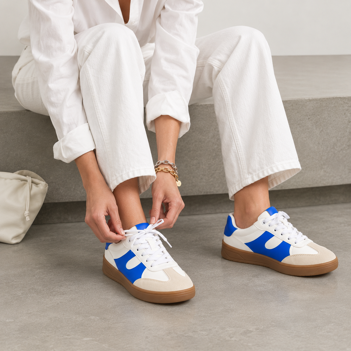 FLORIDA Blanco/ Azul Electrico