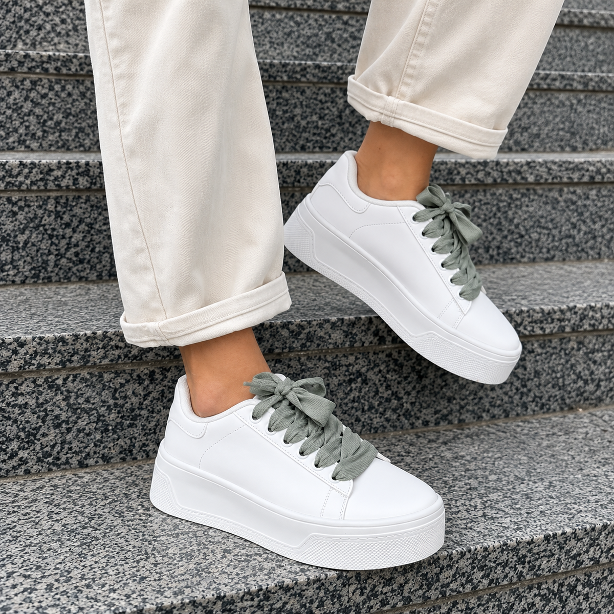 CALIFORNIA SNEAKER Blanco Cemento
