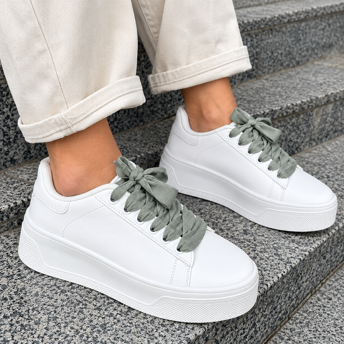 CALIFORNIA SNEAKER Blanco Cemento