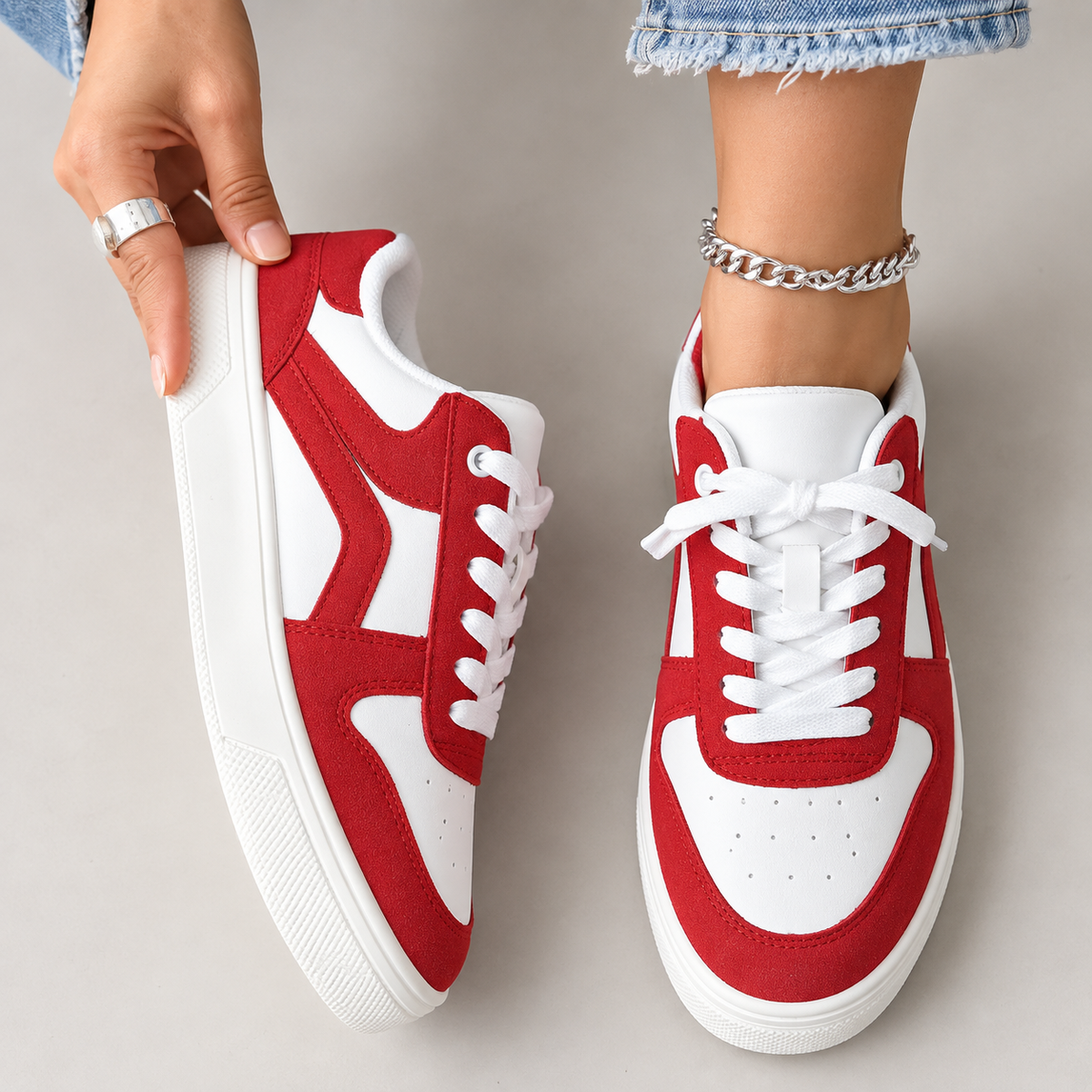 OREGON Blanco Rojo