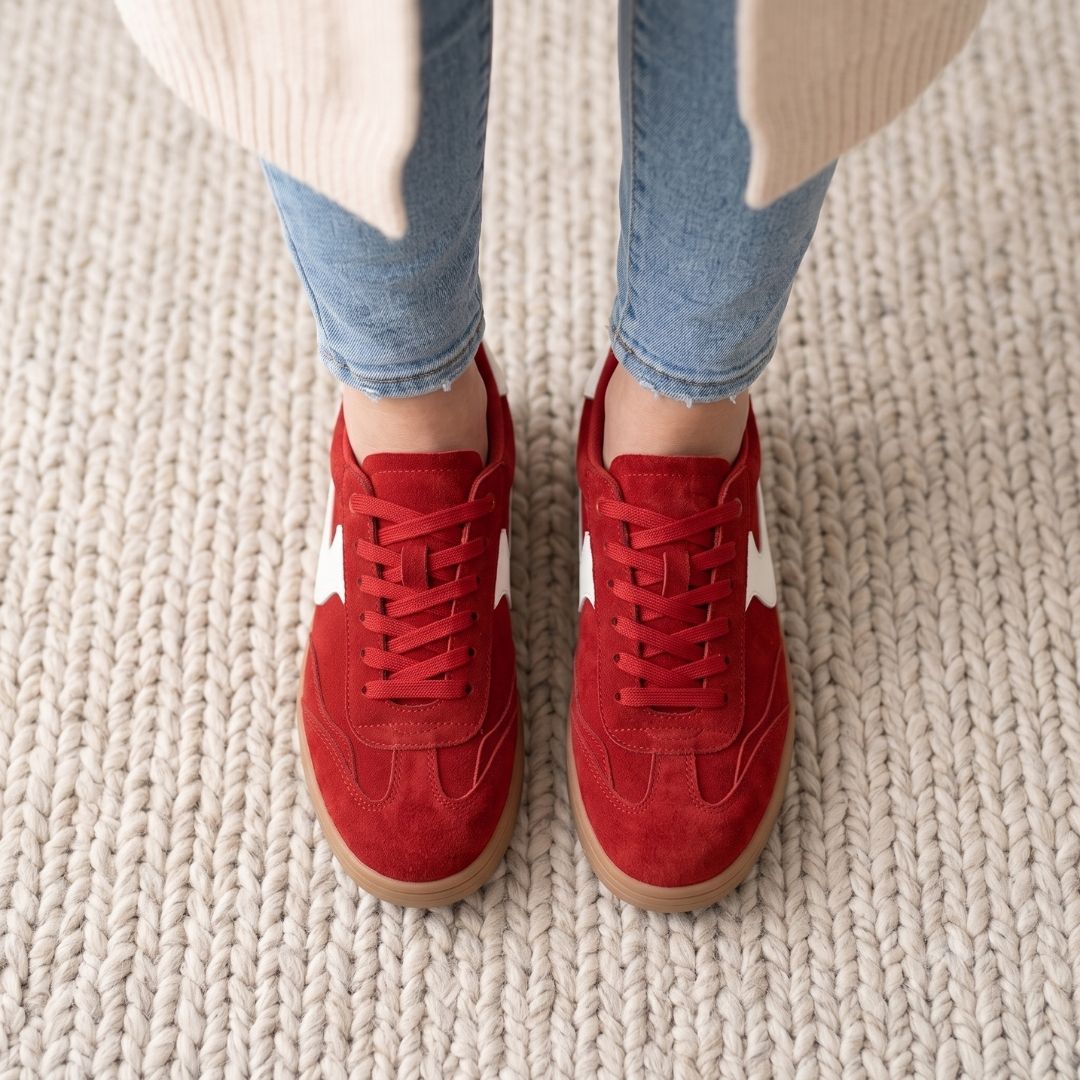BUDAPEST Rojo con Blanco