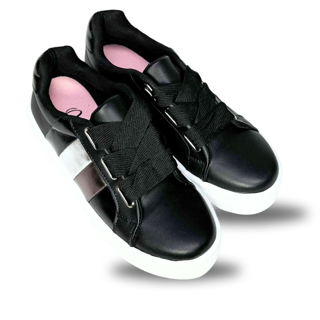 VALERIA Negro Inox (Suela nueva ultraligera)