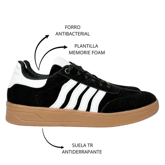 ALABAMA Negro Dakar con Blanco