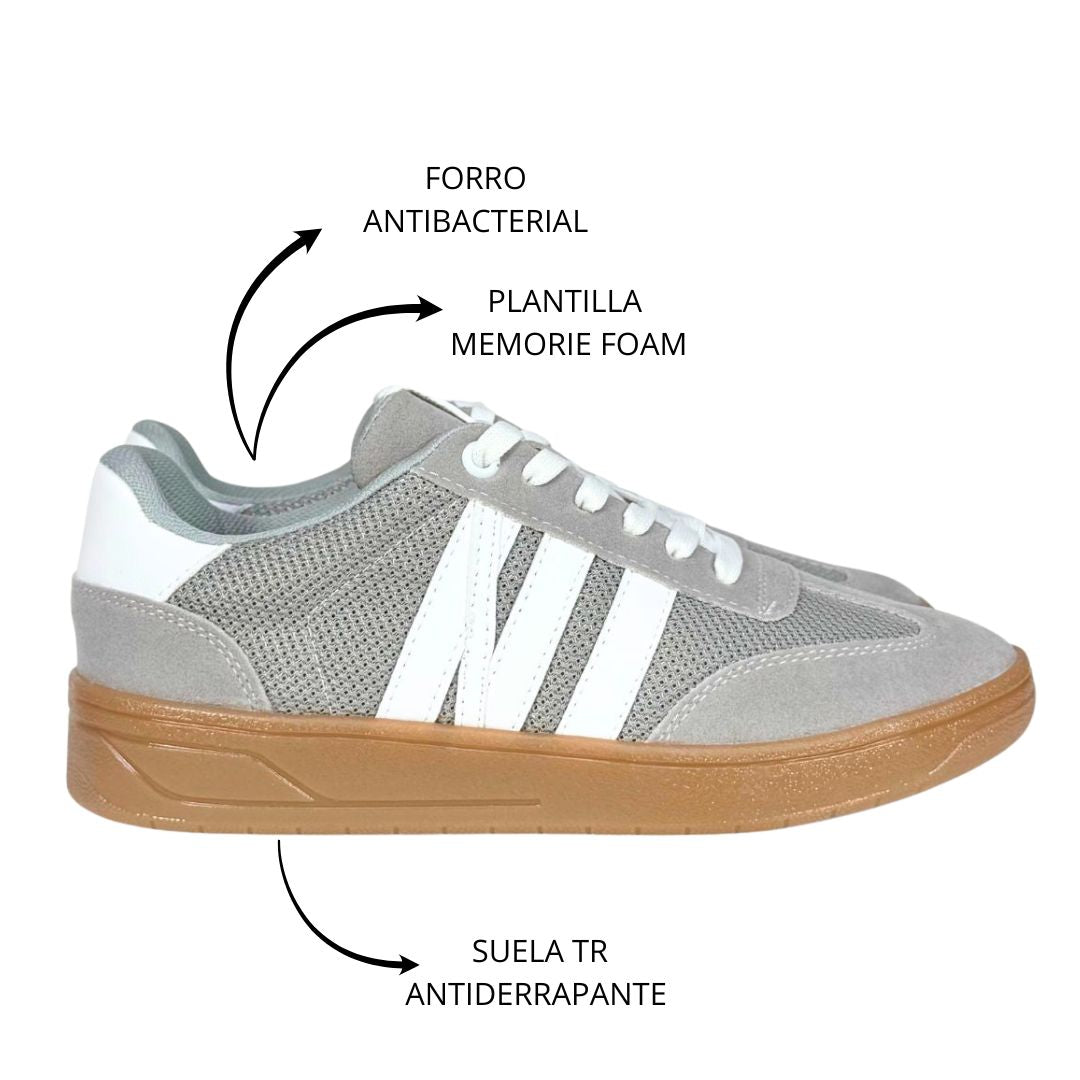 MONTANA Malla Gris Blanco