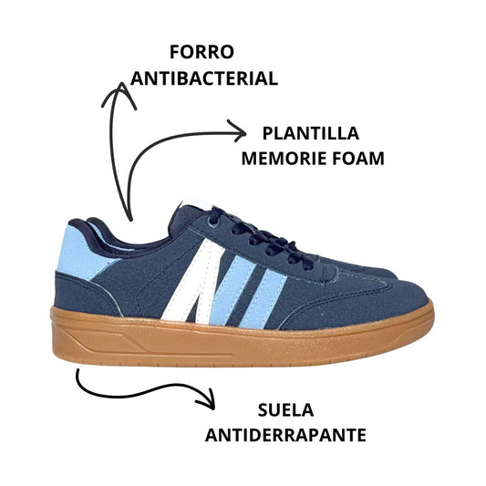 MONTANA Marino Blanco con Celeste