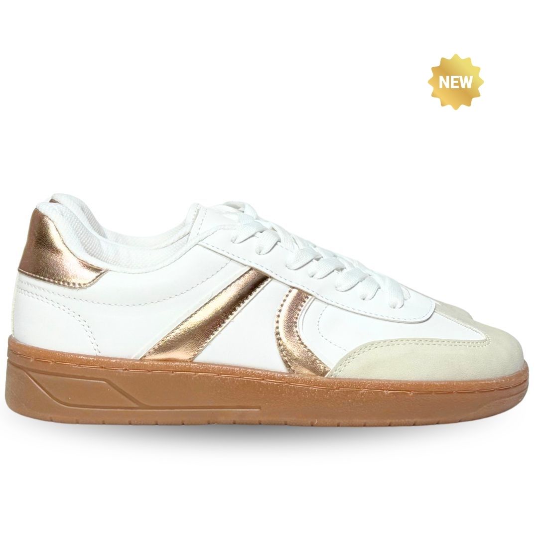 MINNESOTA Blanco con Oro Rosado